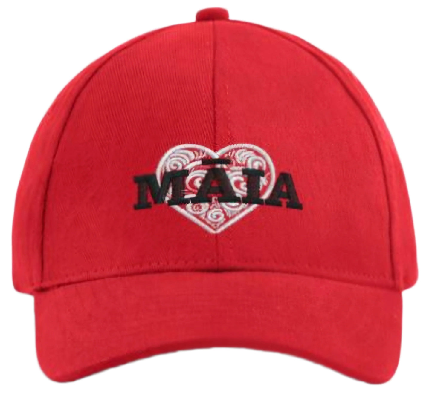 Māia Pōtae with intricate Māori embroidery on a comfortable and stylish cap